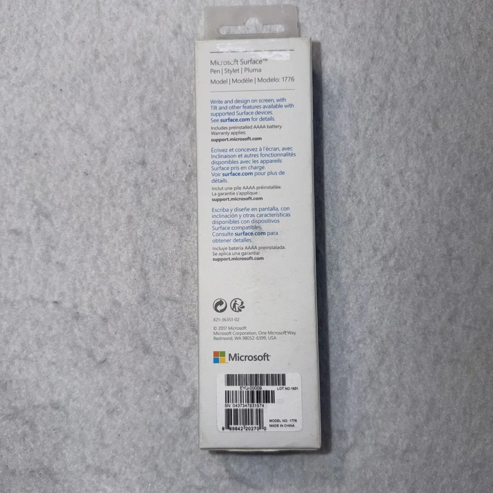 Microsoft Surface‎ 1776 Pen Stylet New In box